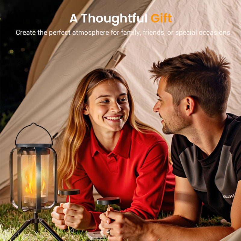 BougeRV 9 inch Solar waterproof lantern with base