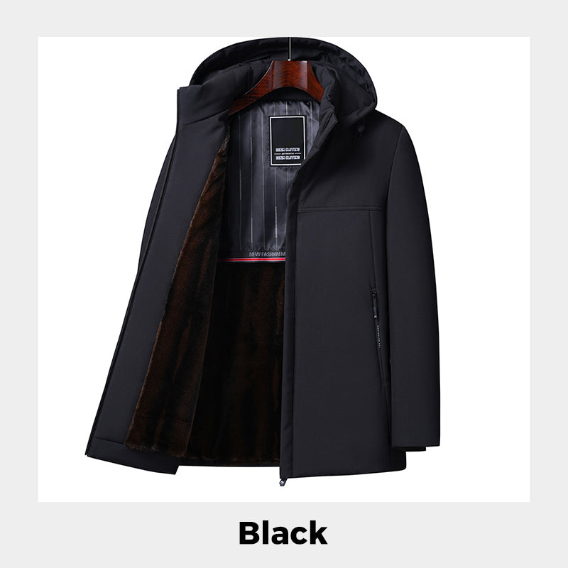 š„Warm Giftš„Menās Thermal Thick Hooded Parka Coat
