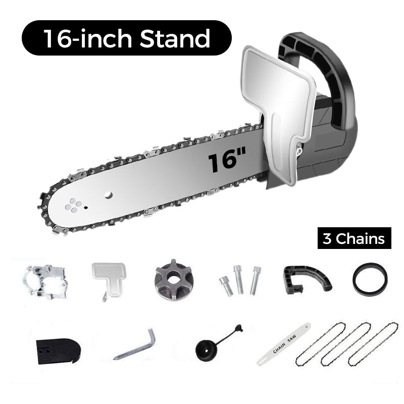 ⏳Half price today Ends soon🔥Angle Grinder Converted Electric Chainsaw Kit