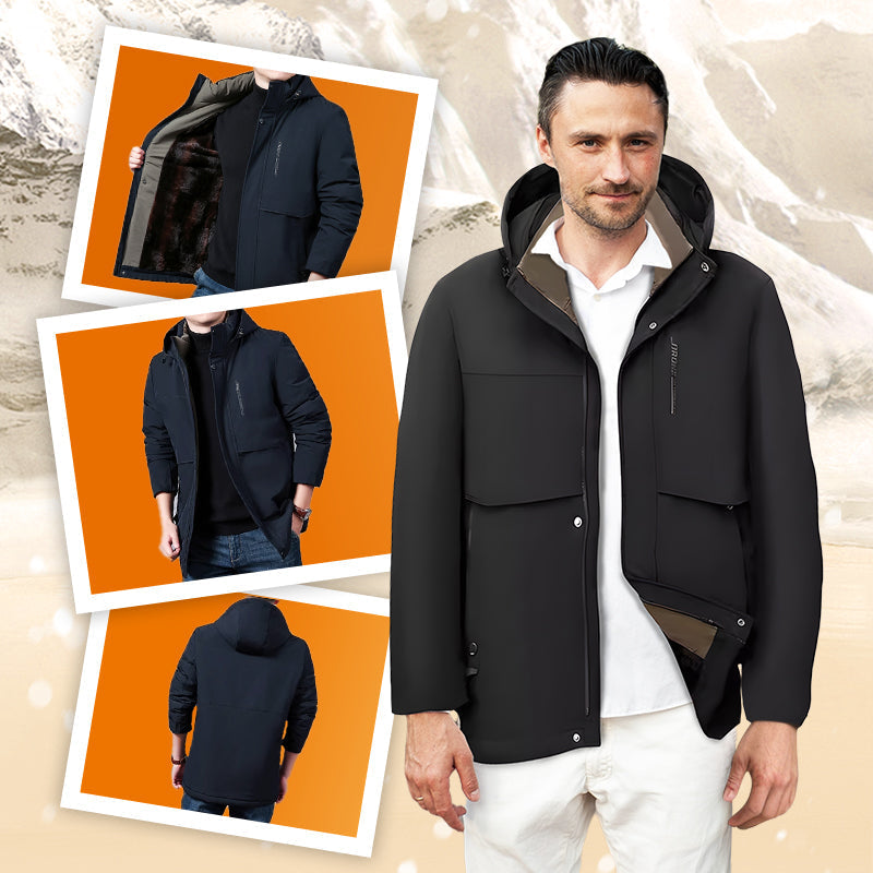 š„2025 Hot Saleš„Menās Thermal Hooded Parka Coat