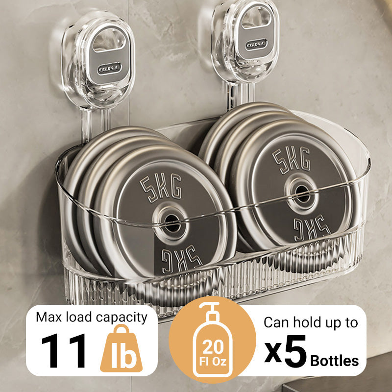 🔥Suction Cup Storage Rack with Drain Hole🔥