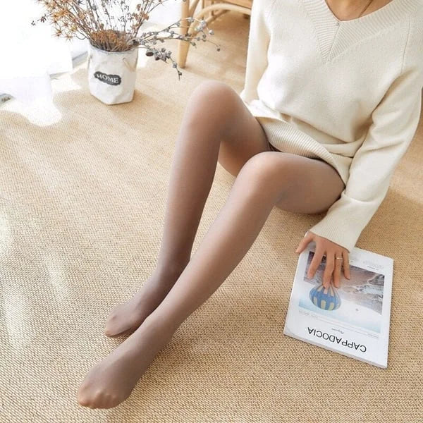 💖🔥🖤Black Friday Sale-50% OFF🔥Flawless Legs Fake Translucent Warm Tights