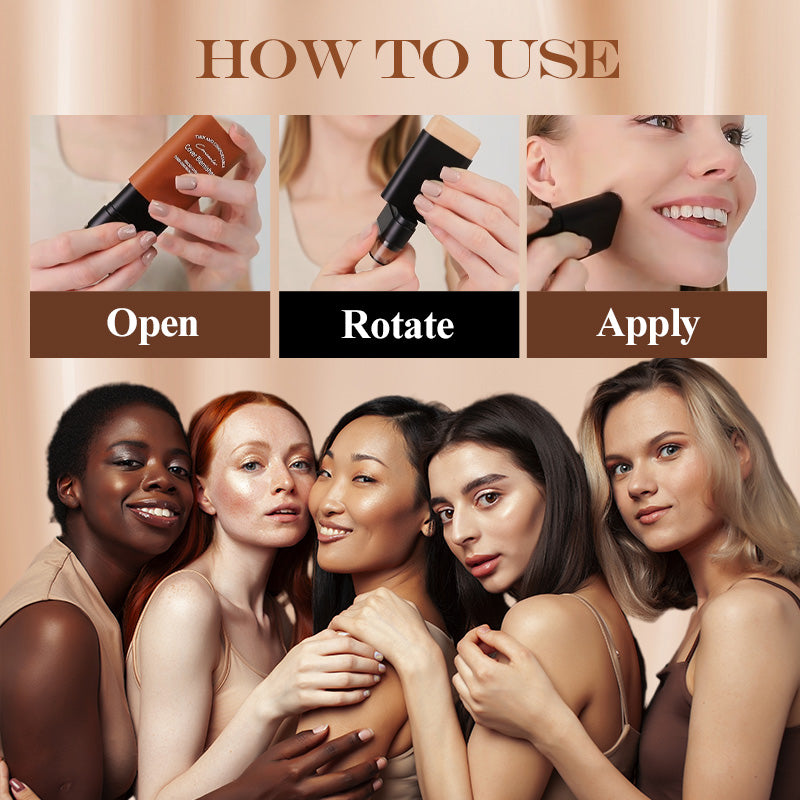 💜Hydrating Lightweight Foundation Stick with Brush✨