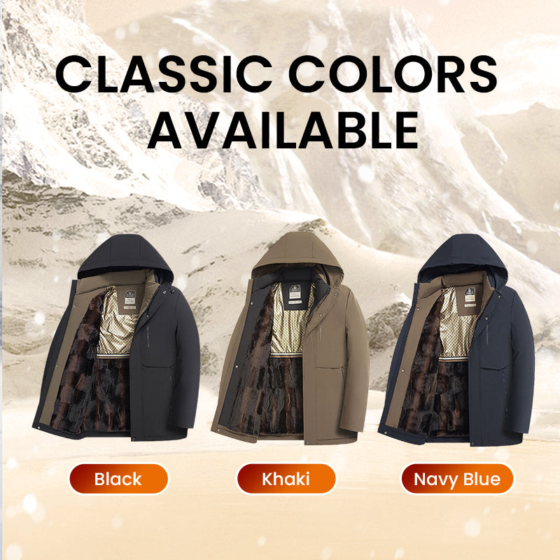 š„2025 Hot Saleš„Menās Thermal Hooded Parka Coat
