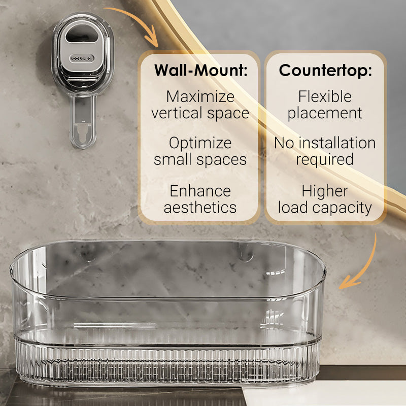 🔥Suction Cup Storage Rack with Drain Hole🔥