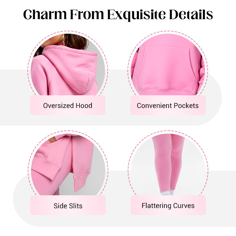 ๐ LAST DAY PROMOTION 50%OFF ๐ Women's Stylish Hoodie & Pants Set