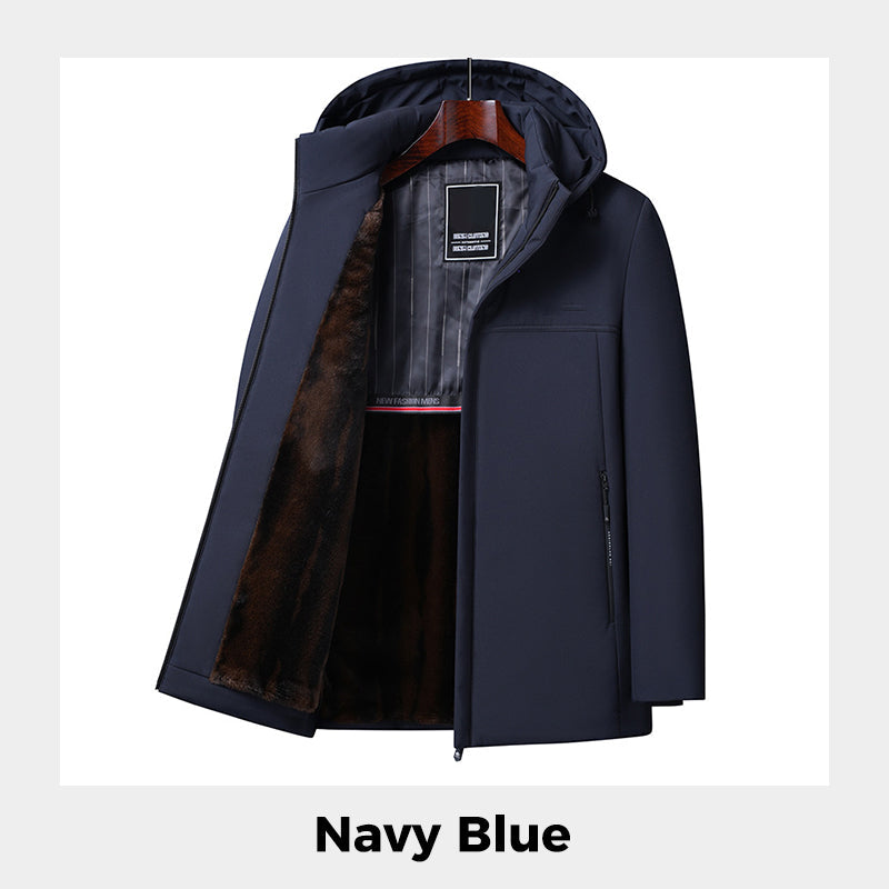 š„Warm Giftš„Menās Thermal Thick Hooded Parka Coat