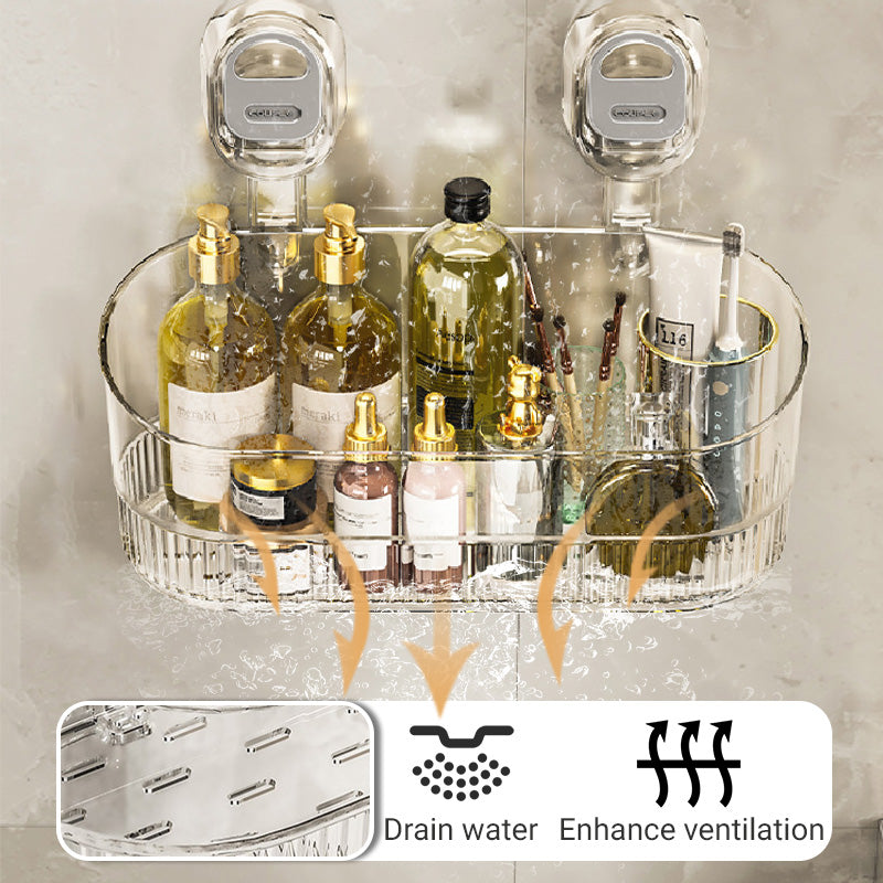 🔥Suction Cup Storage Rack with Drain Hole🔥