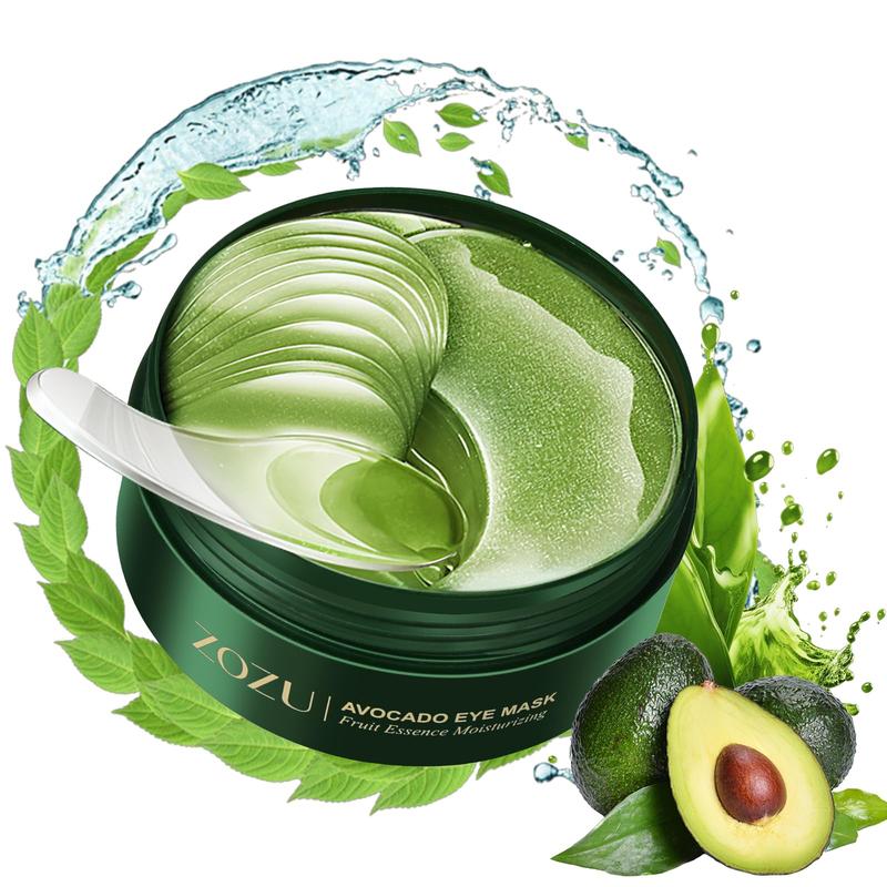 Avocado Moisturizing Collagen Eye bagMask,60pcs/set Under Eye Mask, Eye Care Product for Dark Eye Bags, Skin Care Gift Moisturizer Hydrating Comfort