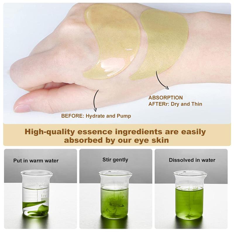 Avocado Moisturizing Collagen Eye bagMask,60pcs/set Under Eye Mask, Eye Care Product for Dark Eye Bags, Skin Care Gift Moisturizer Hydrating Comfort
