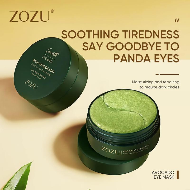 Avocado Moisturizing Collagen Eye bagMask,60pcs/set Under Eye Mask, Eye Care Product for Dark Eye Bags, Skin Care Gift Moisturizer Hydrating Comfort