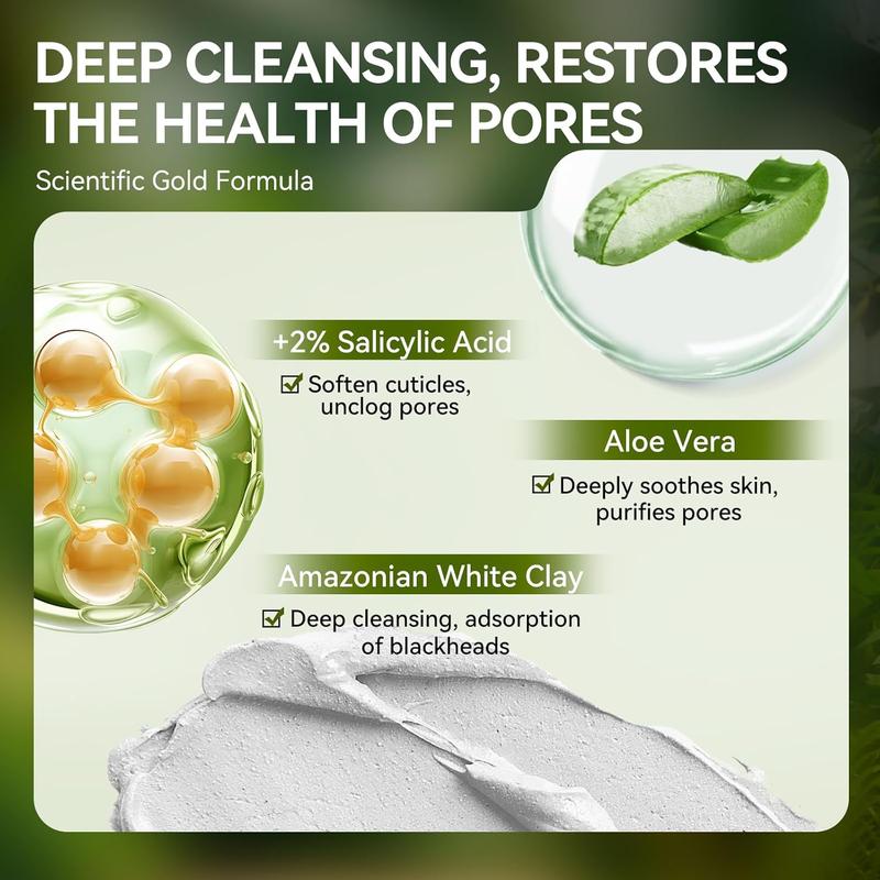LANBENA 2.0 Blackhead Remover, Nose Plants Pore Strips Deep Cleansing Peel off Mask 【60Pcs】