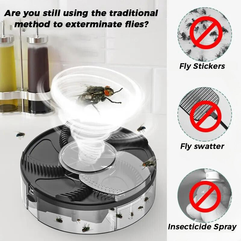 Trappola automatica per la mosca domestica: un killer di mosca per la casa, purificando il ristorante!