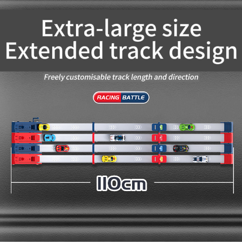 🏎️Dual Toy Car Launcher Racing Track Set for Kids⚡