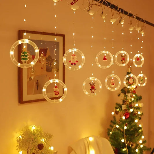 🎅Joulun ennakkomyynti🎁Juhlava Cascade-jouluinen LED-merkkijono