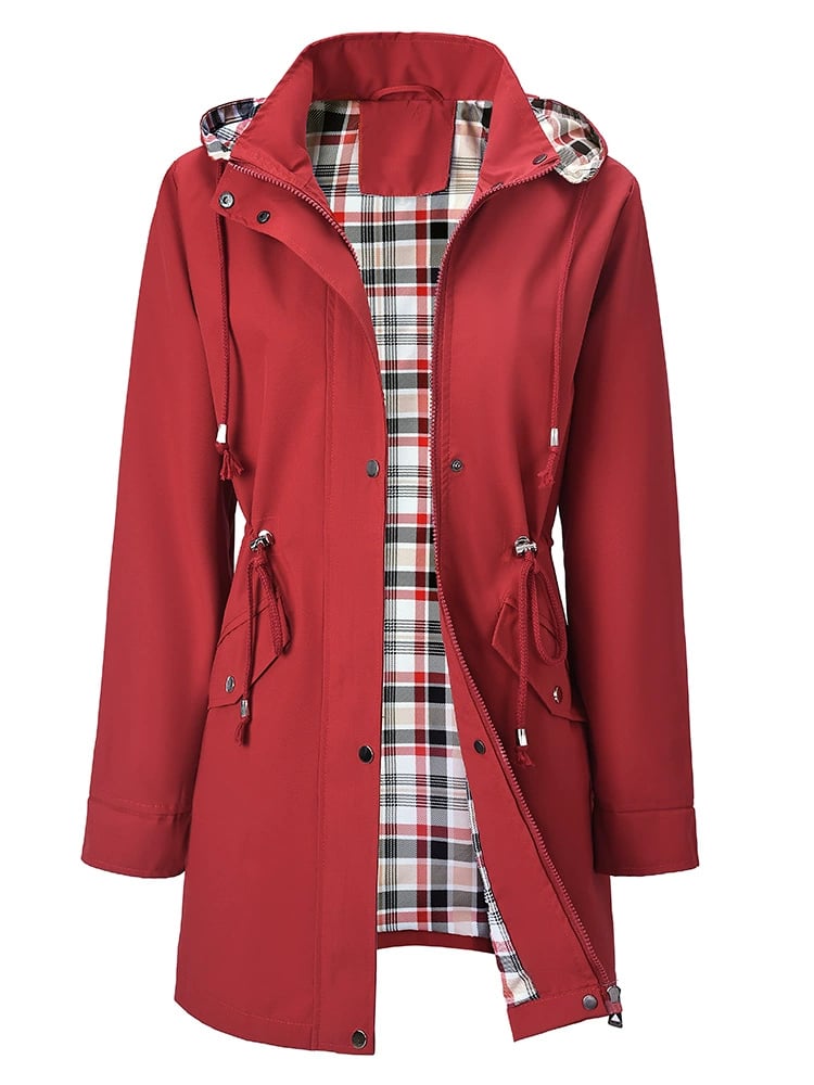 🥰New Arrival-50% Off🔥Solid Color Casual Jackets, Waterproof and Windproof Coats, Hooded Windbreakers