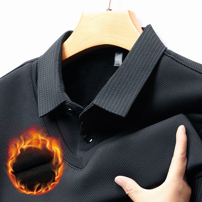 š Hot Saleš„Striped Lapel Fake Two-Piece Shirt