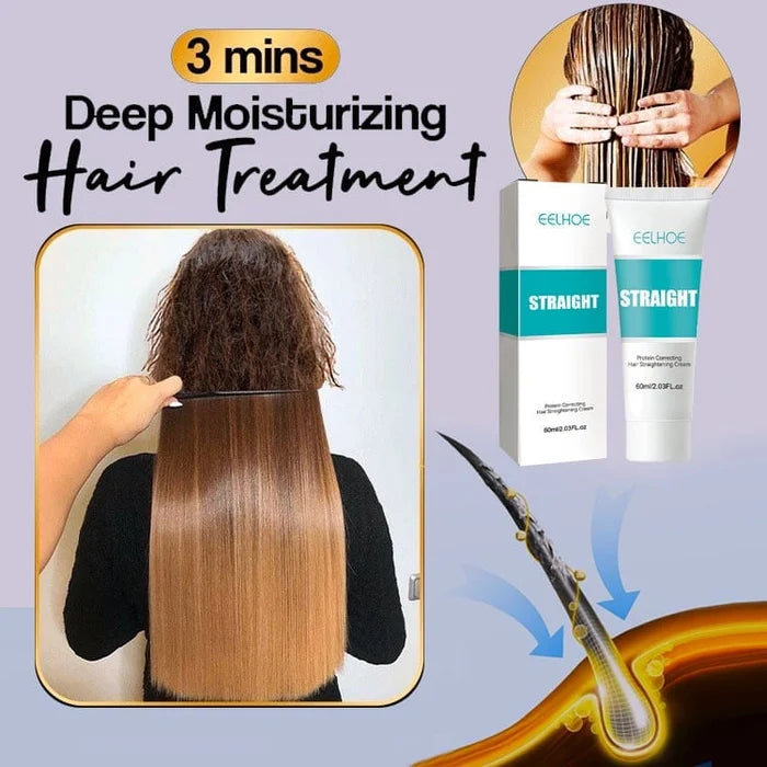 ✨LAST DAY SALE 50% OFF✨ Silk & Keratin Hair Straightening Cream
