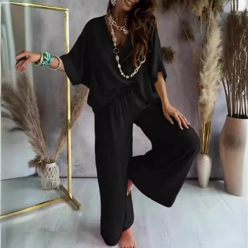 đWomenâs Casual Loose Solid Color Suit
