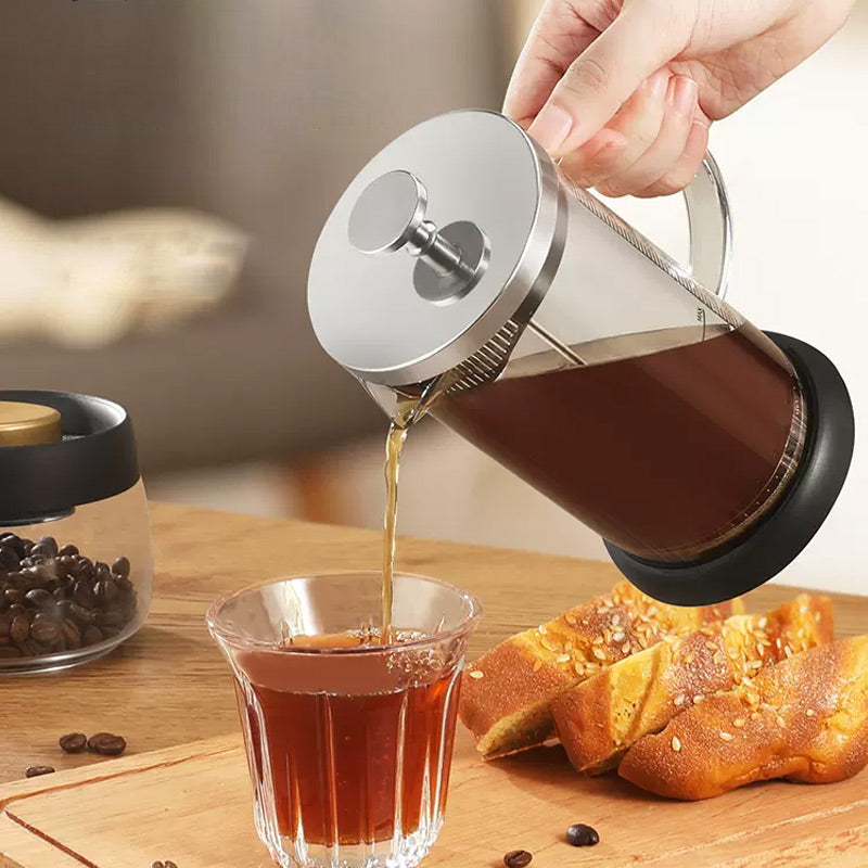 350 ml/600 ml Glass Handpump Mjölkskolv med handtag och skala