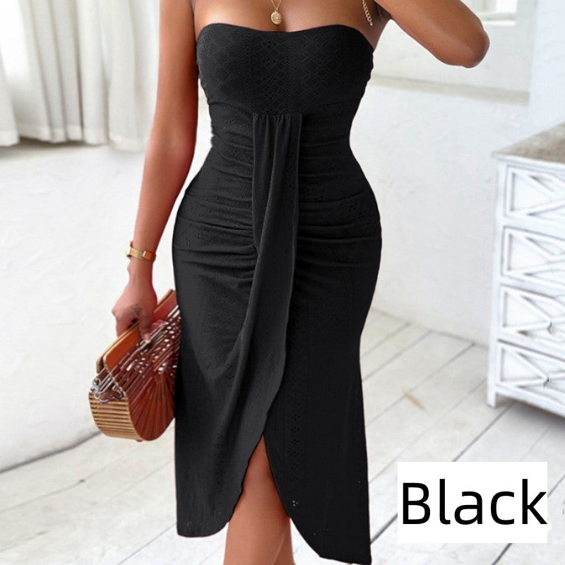 đ„50% OFFđ„Womenâs Elegant Trendy Slim Fit Strapless Dress