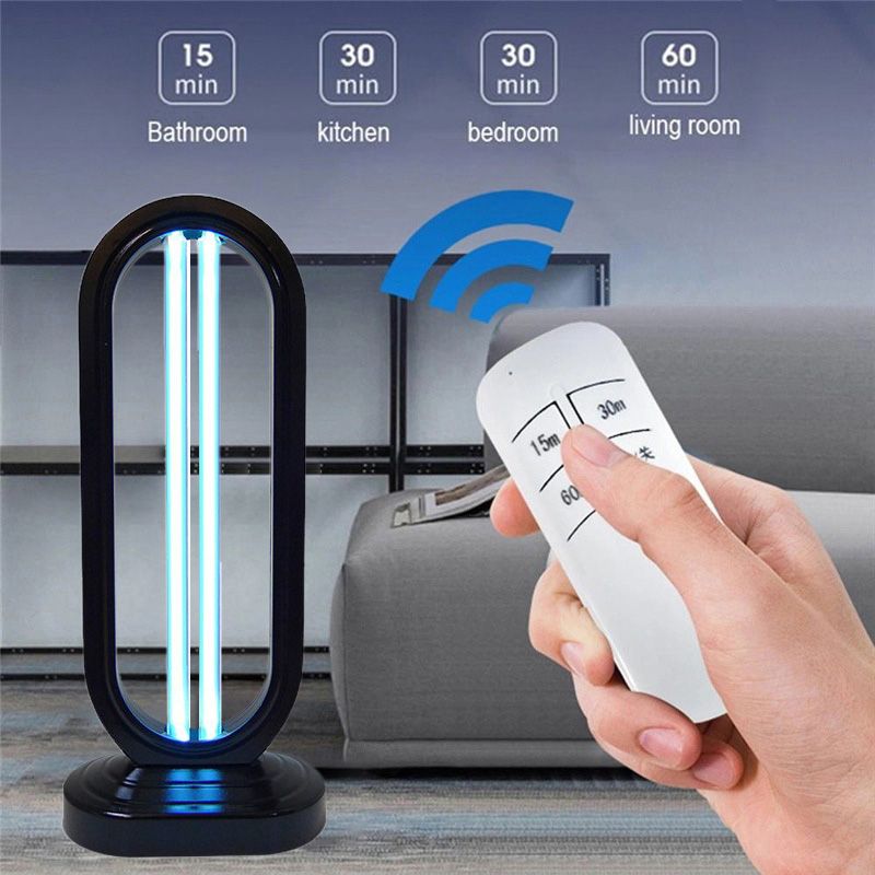 Lampe de désinfection légère UV avec ozone