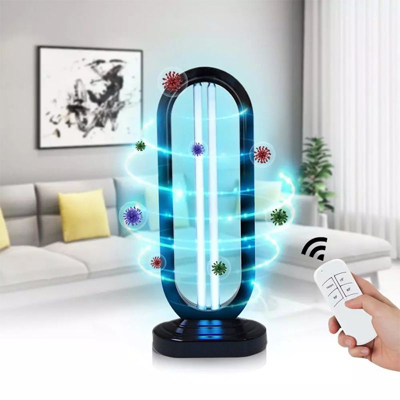 Lampe de désinfection légère UV avec ozone