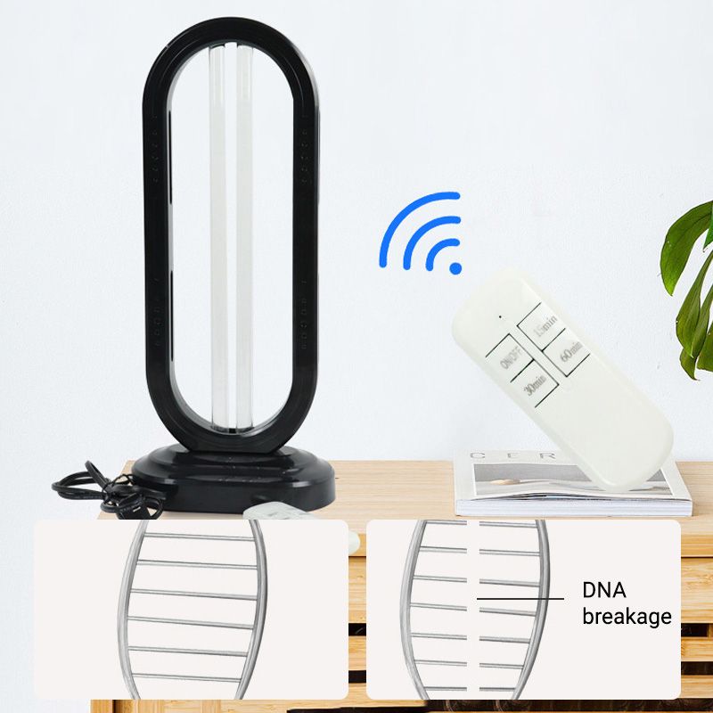 Lampe de désinfection légère UV avec ozone
