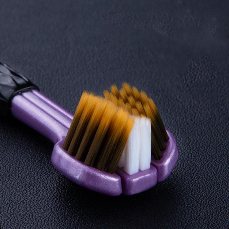 🦷Three headed multi angle cleaning toothbrush【Four-piece gift box】