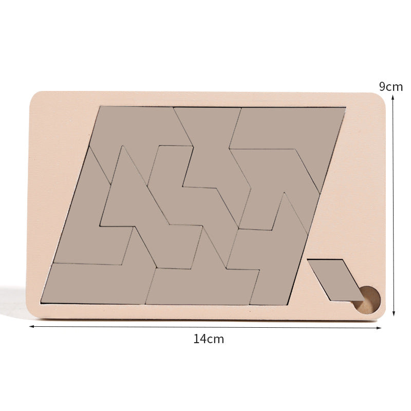 🧩 50% OFF NOW! ✨ Wooden Tangram Puzzle Board - 7 Colorful Geometric Shapes for Creative Pattern Sorting & Montessori Learning 🔺🔷