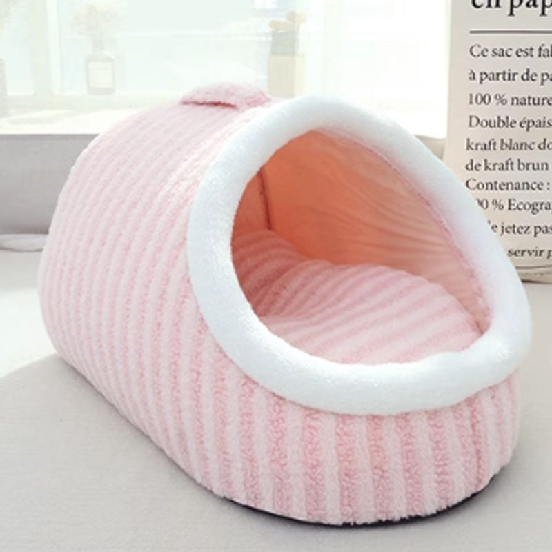 Accogliente letto per animali domestici.