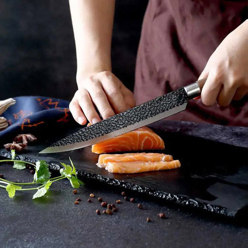 Ensemble de couteaux de cuisine en acier inoxydable professionnel