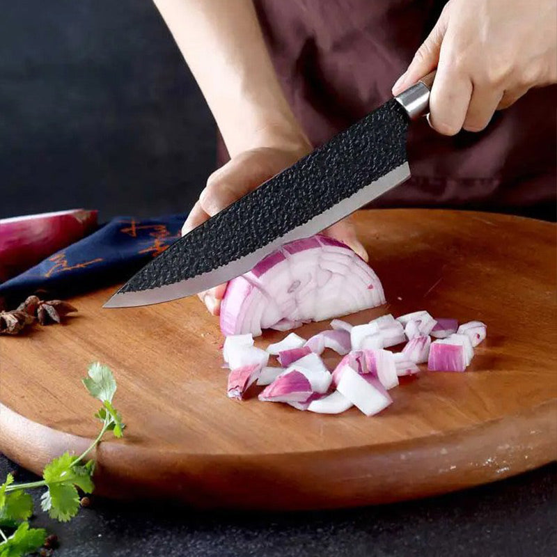 Ensemble de couteaux de cuisine en acier inoxydable professionnel