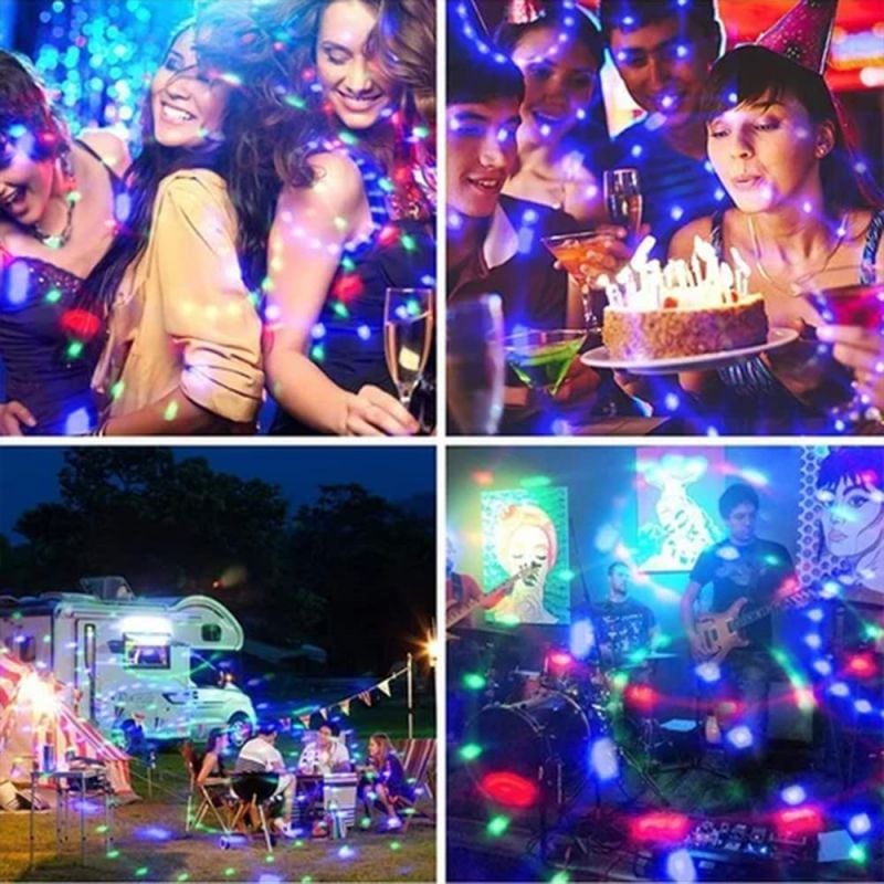 💥Early Christmas Sale✨ 50% OFF💥 Colorful Rotating Disco Ball Light
