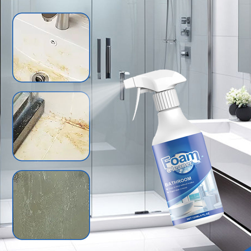 Spray per pulizia in schiuma del bagno