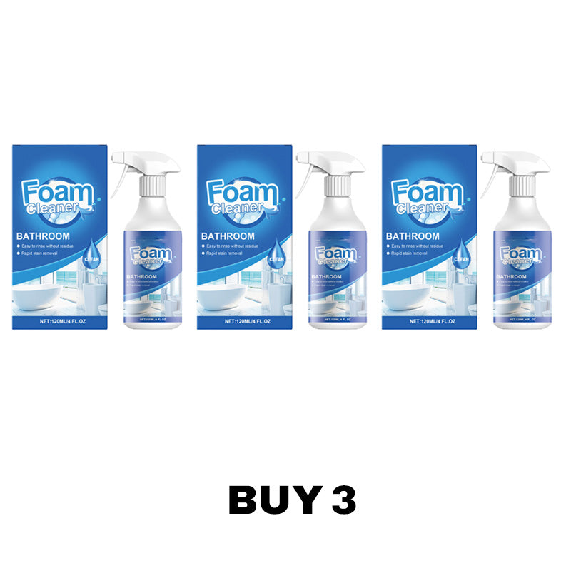 Spray per pulizia in schiuma del bagno