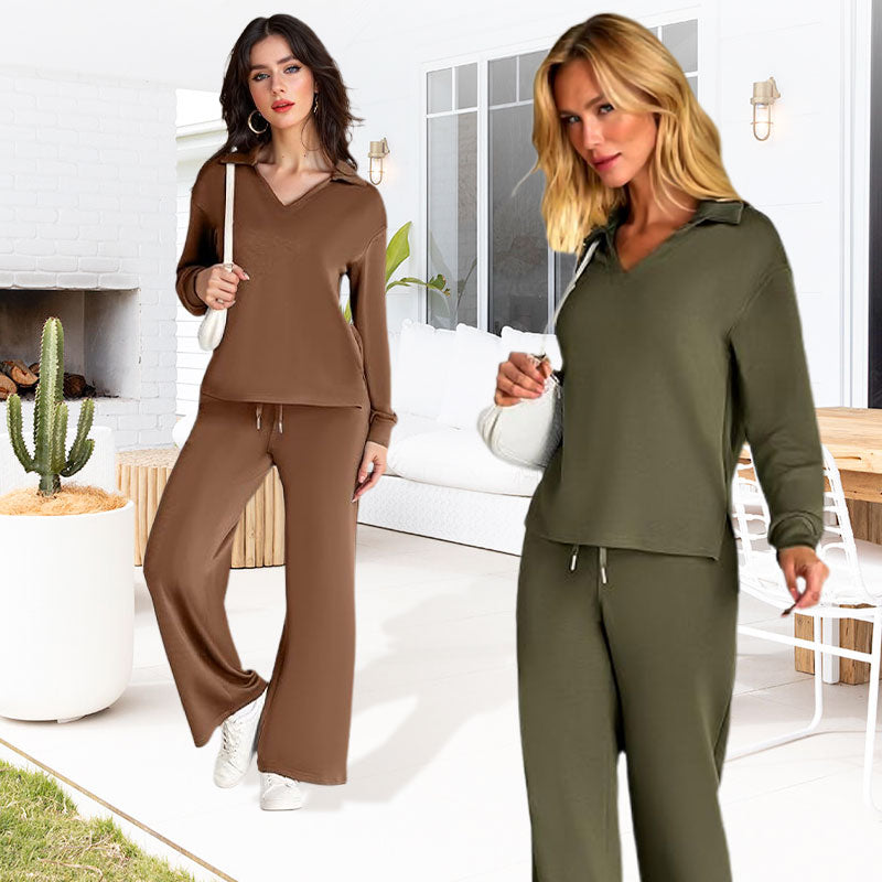 👚 60% OFF NOW! 💖 Women's Casual Sweatsuits Set - Soft & Breathable Fabric, Perfect for Lounge or Sport, Relaxed Fit 🌸📦