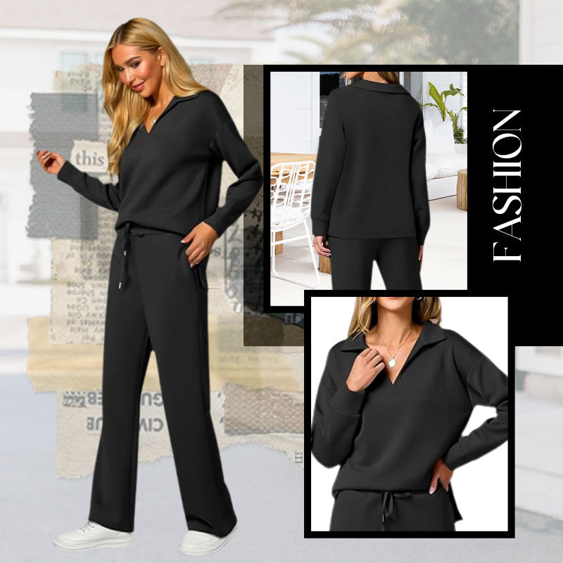 👚 60% OFF NOW! 💖 Women's Casual Sweatsuits Set - Soft & Breathable Fabric, Perfect for Lounge or Sport, Relaxed Fit 🌸📦