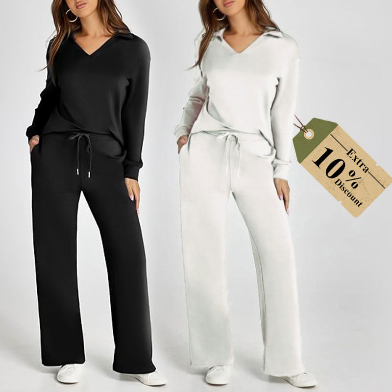 👚 60% OFF NOW! 💖 Women's Casual Sweatsuits Set - Soft & Breathable Fabric, Perfect for Lounge or Sport, Relaxed Fit 🌸📦