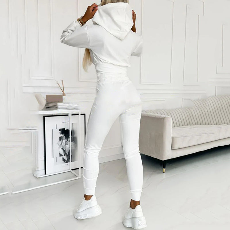🌸2025 HOT SALE -50%OFF Women's Two-Piece Hooded Tracksuit Set(Buy 2 Free shipping✈️)