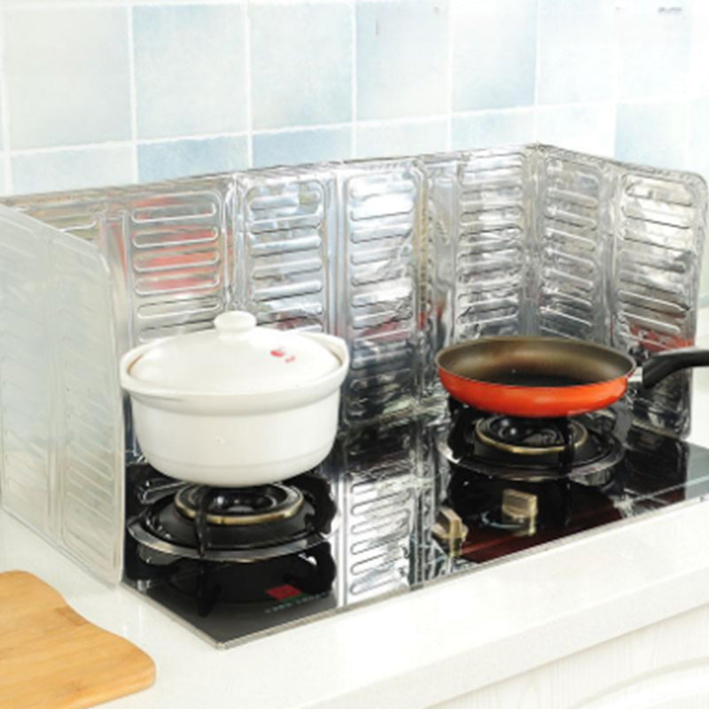 🛡️ BUY 1 GET 1 FREE! 🍳 Kitchen Oil Splatter Guard - Heat Resistant & Flexible Silicone, Easy to Clean & Reusable for Frying/Cooking 🔥