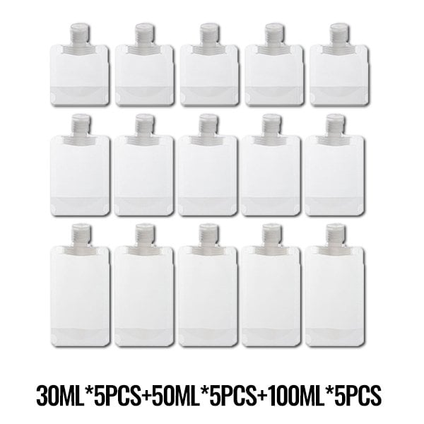 (🌷Summer SALE 49% OFF ) Portable Travel Fluid Makeup Packing Bag(10 Pcs)
