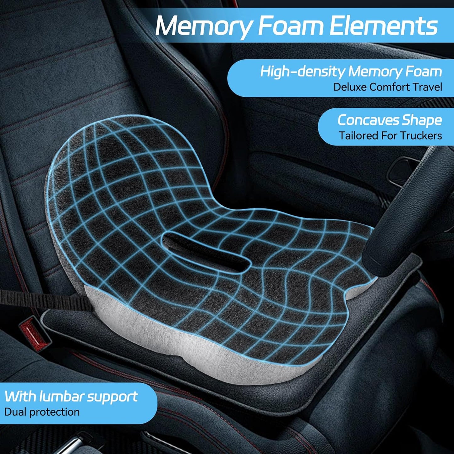 💥Limited Sale 49% OFF🎁Non-Slip Memory Foam Seat