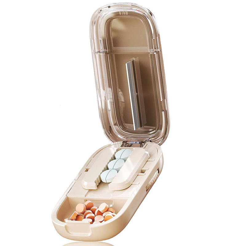💥HOT SALE 49% OFF!💥Portable Pill Box With Cutter