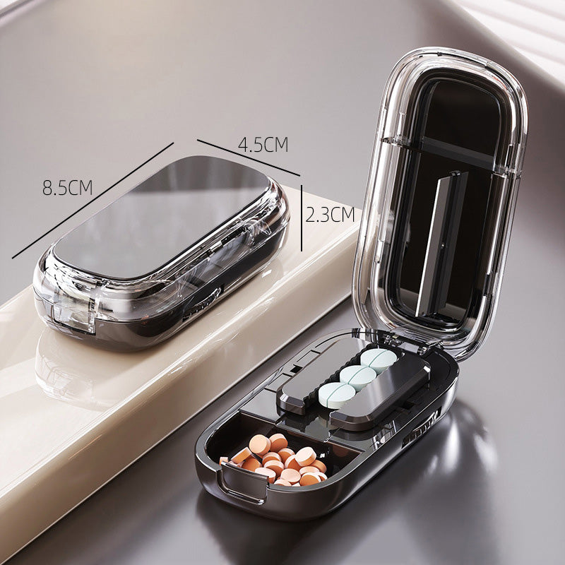 💥HOT SALE 49% OFF!💥Portable Pill Box With Cutter