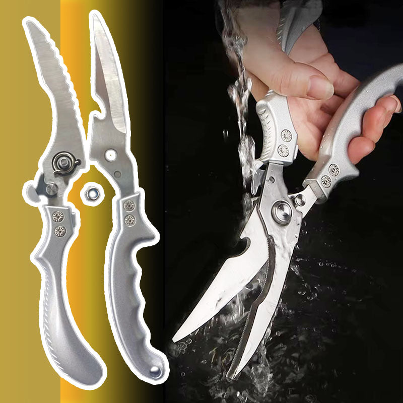 🔥 2025 Hot Sale 🔥Safe Multi-Functional Stainless Steel Kitchen Scissors