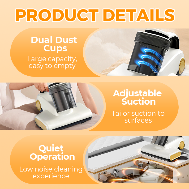 🏆Flash Sale 50K+ SOLD!⚡Powerful Mattress Vacuum Cleaner