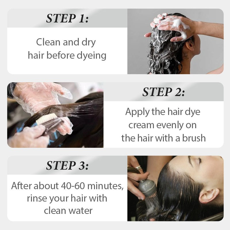 💖Buy 2 Get 1 Free 💕 Long-Lasting Non-damaging Silver Gray Hair Cream