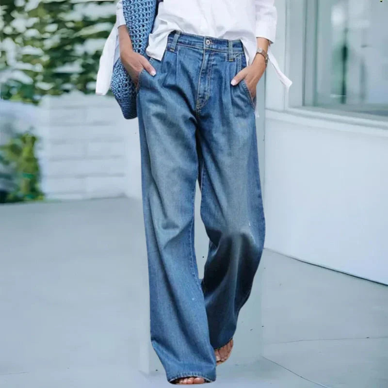 Women's Washed Casual Jeans
