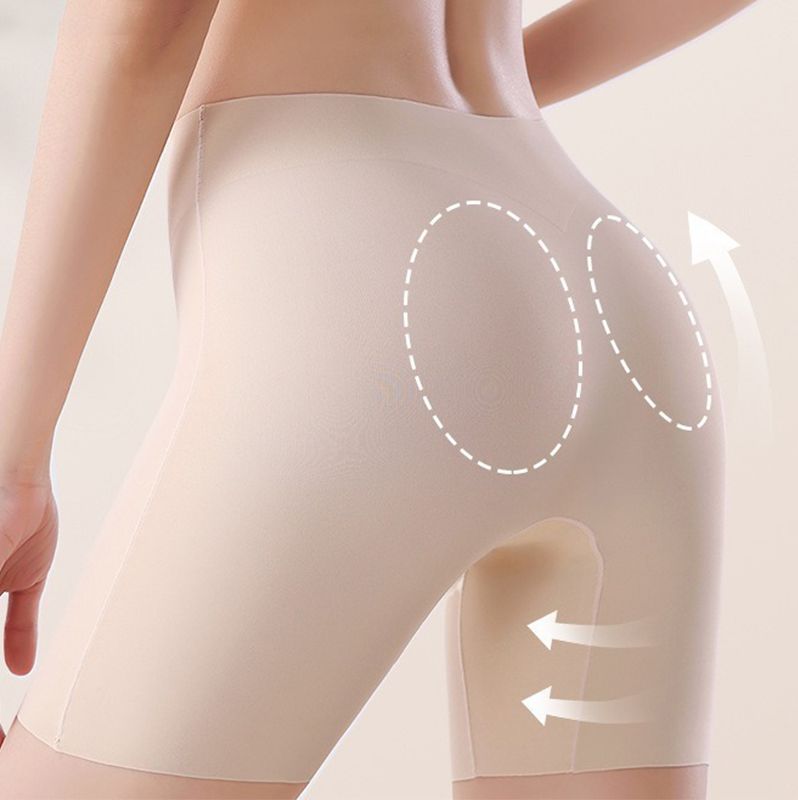 🏆 High-waisted women's silk satin underwear with tummy control and hip-lifting effect 👑